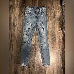 Aeropostale Light Wash Skinny Jeans